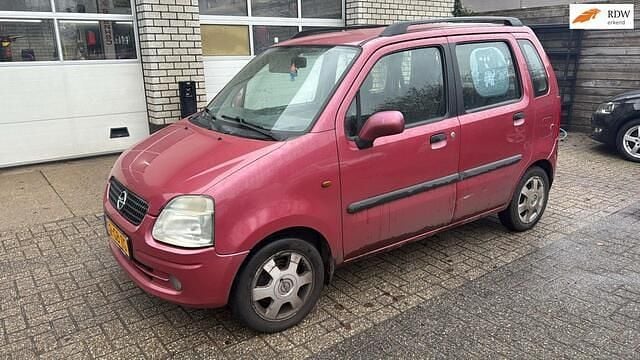 Rood Occasion 2000 Opel Agila Elegance Hatchback | € 499 (Super prijs) - Afbeelding 1/4
