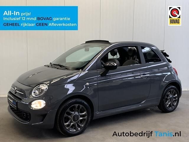 Grijs Gebruikt 2022 Fiat 500C Sport Cabriolet | € 16.750 (Eerlijke prijs) - Afbeelding 1/4