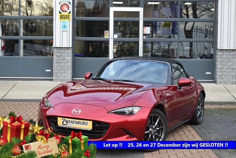 Rood Gebruikt 2020 Mazda MX5 Cabriolet | € 22.995 (Goede deal) - Afbeelding 1/4