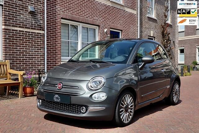 Grijs, metallic lak Gebruikt 2015 Fiat 500 Lounge Cabriolet | € 9.250 (Iets duurder) - Afbeelding 1/4