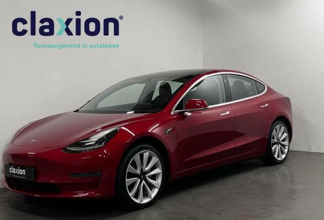 Rood Gebruikt 2019 Tesla Model 3 Long Range AWD Sedan | € 24.900 (Iets duurder) - Afbeelding 1/4