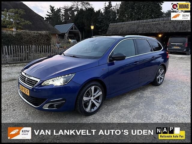 Occasion Peugeot 308 SW GT-line 131 PK (96 kW) 2015 Blauw Stationwagen