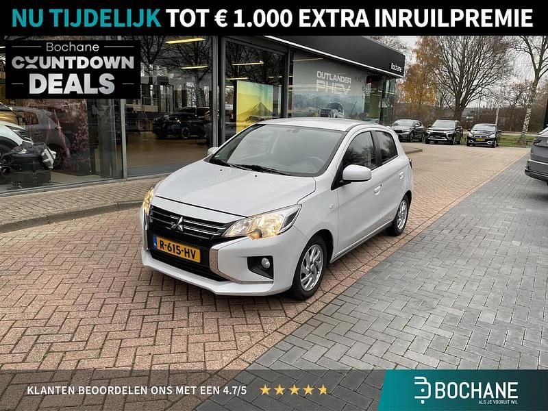 Wit Gebruikt 2022 Mitsubishi Space Star Hatchback | € 12.745 (Eerlijke prijs) - Afbeelding 1/3