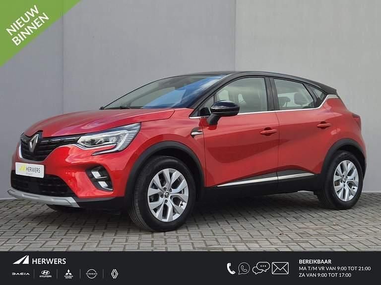 Rouge flamme/sterzwart (bixpa) Gebruikt 2020 Renault Captur Intens SUV | € 19.895 (Eerlijke prijs) - Afbeelding 1/4