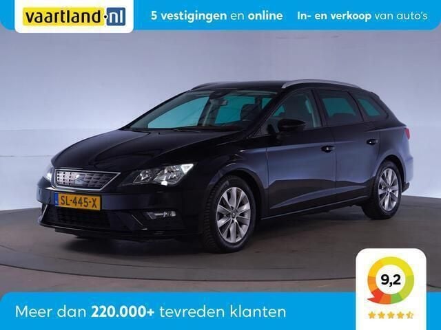 Zwart, metallic lak Gebruikt 2018 Seat Leon ST Business Stationwagen | € 10.945 (Goede deal) - Afbeelding 1/3