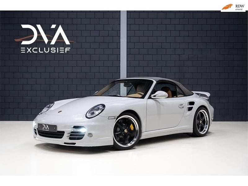 Wit Gebruikt 2011 Porsche 911 Turbo S Cabriolet Cabriolet | € 109.950 - Afbeelding 1/4