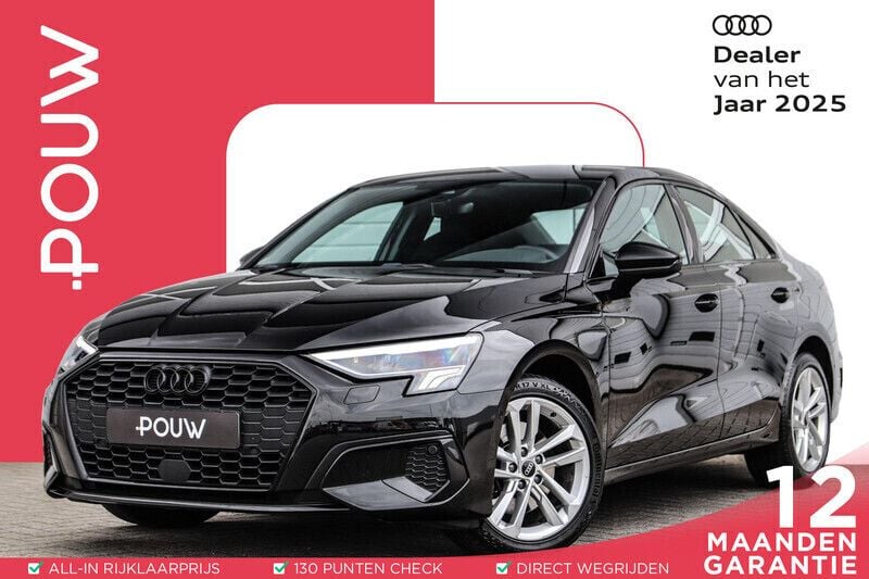 Zwart Gebruikt 2021 Audi A3 Advanced Sedan | € 25.900 (Iets duurder) - Afbeelding 1/4