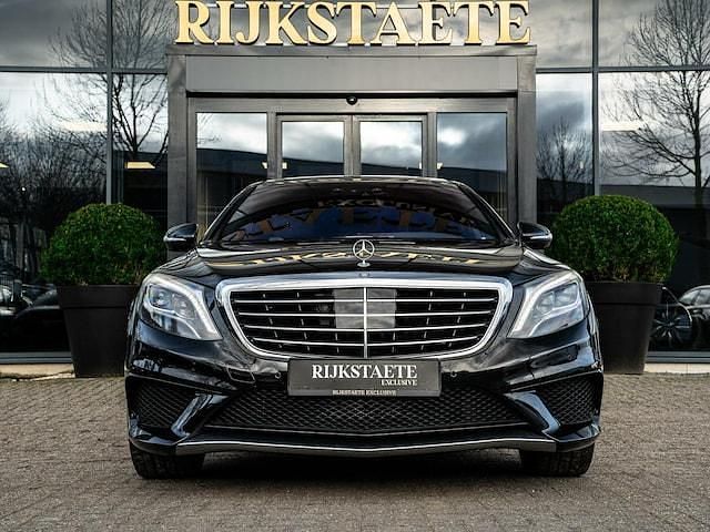 Occasion Mercedes S63 AMG AMG 585 PK (430 kW) 2014 Blauw, metallic lak Sedan