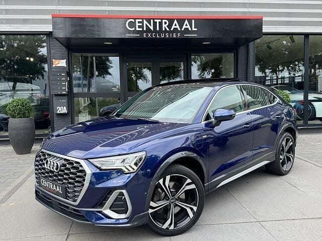 Blauw Gebruikt 2021 Audi Q3 Sportback S-Line SUV | € 32.750 (Eerlijke prijs) - Afbeelding 1/4