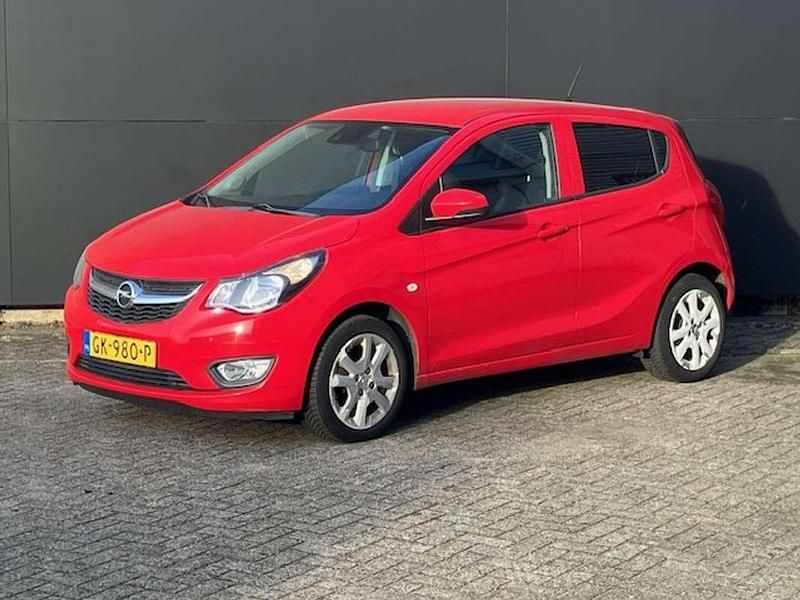 Rood Occasion 2015 Opel Karl Hatchback | € 3.950 (Goede deal) - Afbeelding 1/4