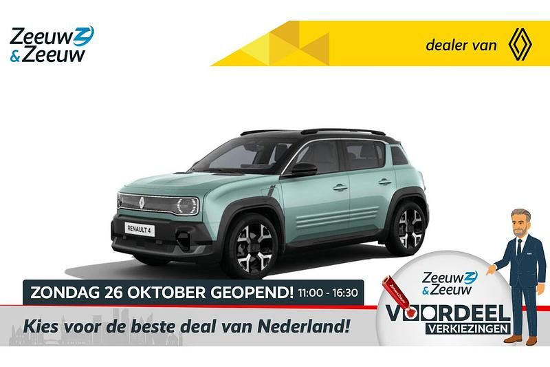 Groen Nieuw 2025 Renault R4 Komfort SUV | € 35.190 - Afbeelding 1/4