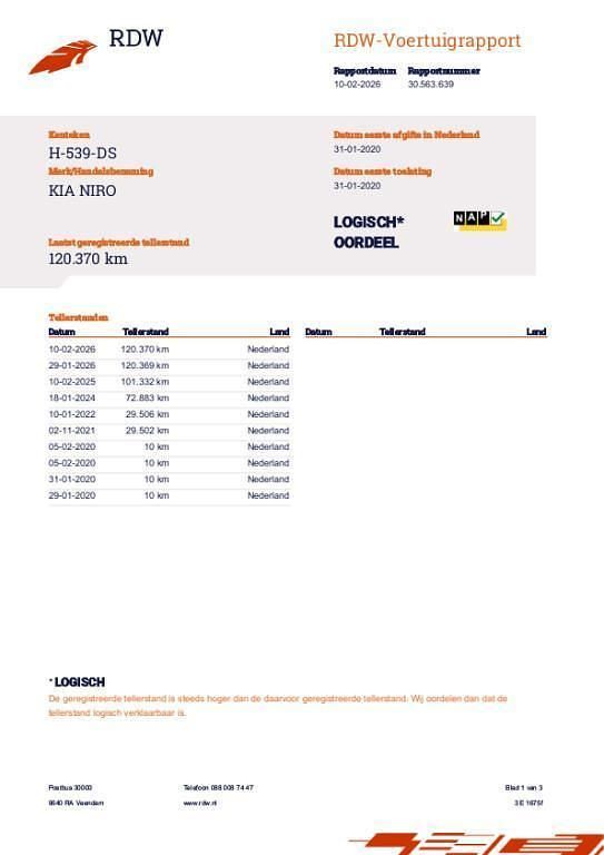 Occasion Kia e-Niro 77 kW (105 PK) 2020 SUV