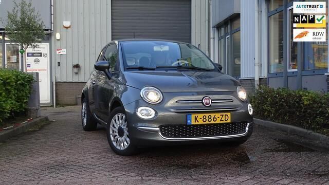 Grijs Gebruikt 2021 Fiat 500 Lounge Hatchback | € 11.990 (Eerlijke prijs) - Afbeelding 1/4