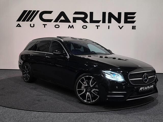Zwart Gebruikt 2017 Mercedes E400 AMG line Stationwagen | € 39.950 - Afbeelding 1/4