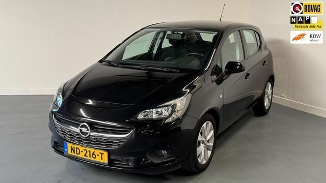 Zwart Gebruikt 2016 Opel Corsa Edition Hatchback | € 7.250 (Eerlijke prijs) - Afbeelding 1/4