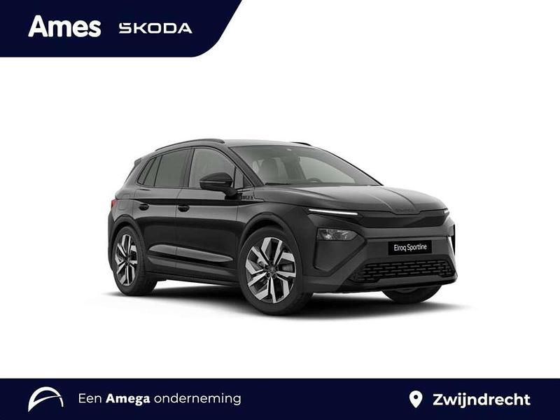 Zwart Nieuw 2025 Skoda Elroq SportLine SUV | € 44.995 (Goede deal) - Afbeelding 1/3