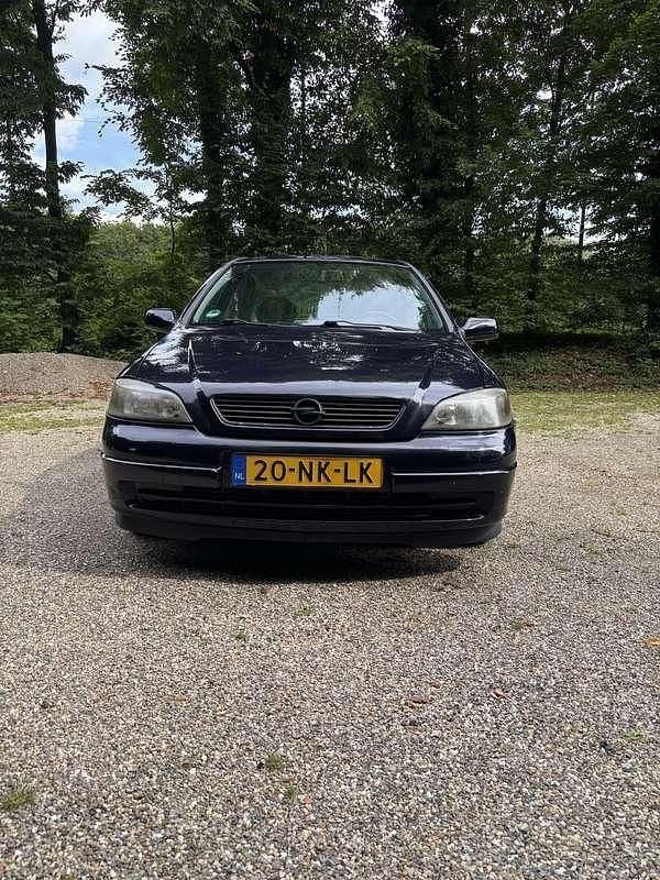 Blauw Gebruikt 2003 Opel Astra Njoy Hatchback | € 1.950 (Eerlijke prijs) - Afbeelding 1/4