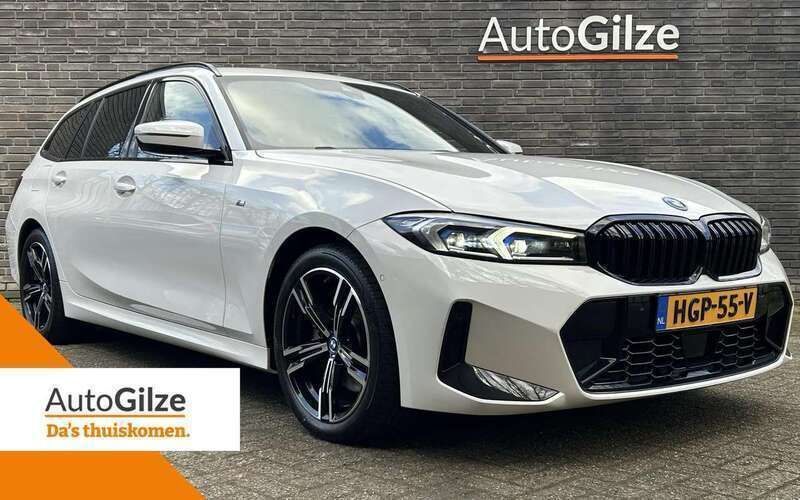 Wit Gebruikt 2023 BMW 330e Shadowline Stationwagen | € 43.795 (Eerlijke prijs) - Afbeelding 1/4