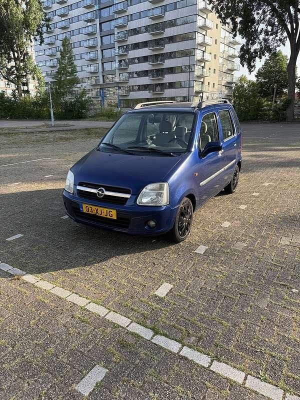 Blauw Gebruikt 2007 Opel Agila MPV | € 1.999 (Iets duurder) - Afbeelding 1/4