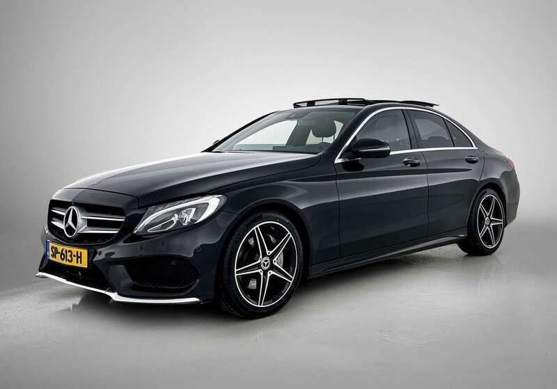 Zwart Gebruikt 2018 Mercedes C180 Sport Edition Sedan | € 19.995 (Super prijs) - Afbeelding 1/4