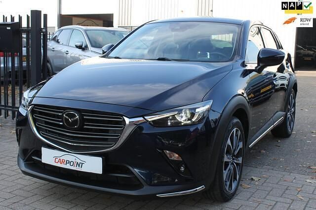 Blauw Gebruikt 2019 Mazda CX-3 SUV | € 19.995 (Eerlijke prijs) - Afbeelding 1/4