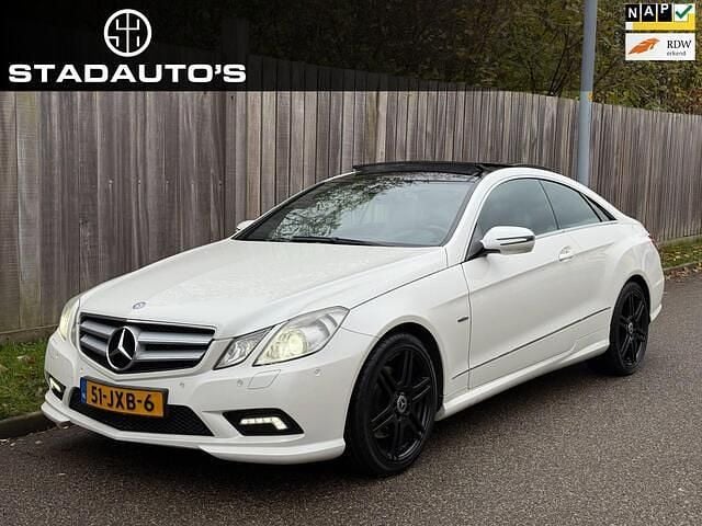 Occasion Mercedes E350 AMG line 231 PK (169 kW) 2009 Wit Coupé