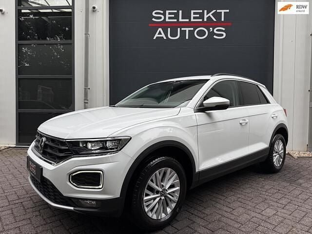 Wit Gebruikt 2021 VW T-Roc Style SUV | € 20.950 (Super prijs) - Afbeelding 1/4