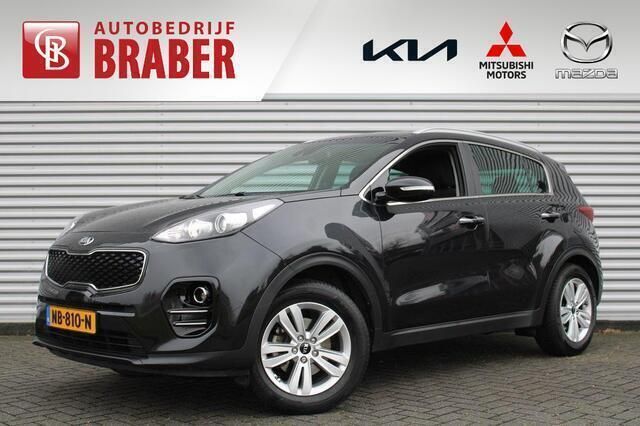 Zwart Gebruikt 2017 Kia Sportage First Edition SUV | € 16.900 (Eerlijke prijs) - Afbeelding 1/4