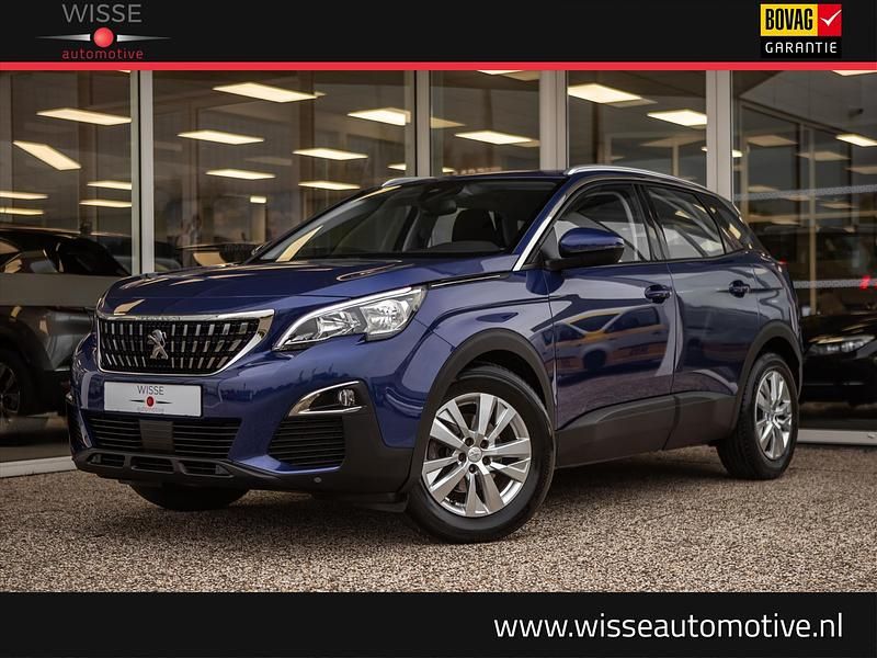 Blauw Gebruikt 2019 Peugeot 3008 Active SUV | € 21.445 (Eerlijke prijs) - Afbeelding 1/4