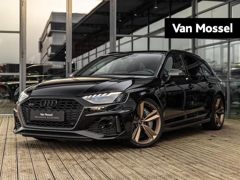 Zwart Gebruikt 2020 Audi RS4 Exclusive Stationwagen | € 64.900 (Eerlijke prijs) - Afbeelding 1/4
