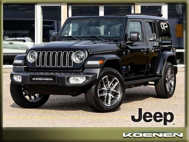 Nieuw Jeep Wrangler Sahara 381 PK (280 kW) 2025 Zwart SUV