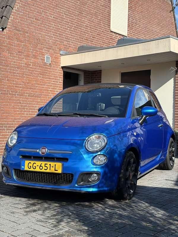 Blauw Gebruikt 2015 Fiat 500S Cabriolet | € 6.900 (Eerlijke prijs) - Afbeelding 1/4
