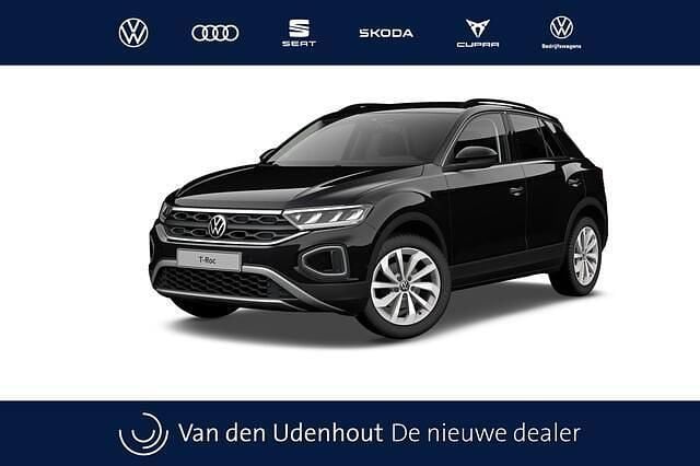 Zwart Nieuw 2025 VW T-Roc Edition SUV | € 35.775 (Goede deal) - Afbeelding 1/4