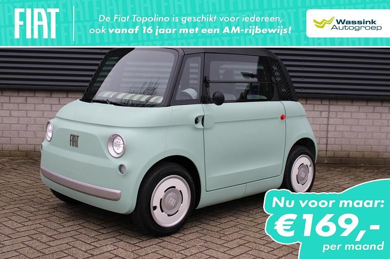 Groen Nieuw 2025 Fiat Topolino Hatchback | € 9.890 - Afbeelding 1/3