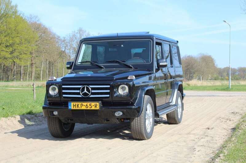 Zwart, metallic lak Gebruikt 2009 Mercedes G500 SUV | € 77.319 (Duur) - Afbeelding 1/4