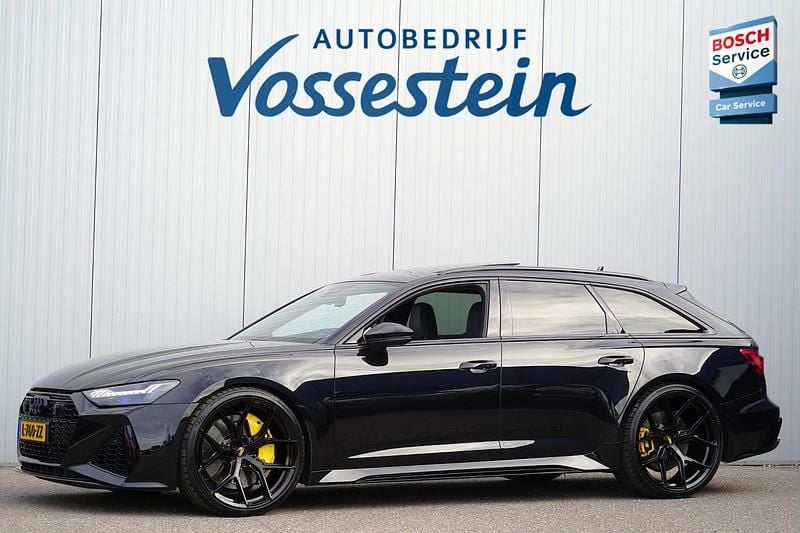Zwart Gebruikt 2020 Audi RS6 S-Line Stationwagen | € 94.500 (Goede deal) - Afbeelding 1/4