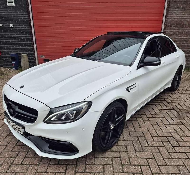 Wit Gebruikt 2016 Mercedes C63 AMG AMG Edition 1 Sedan | € 33.999 (Super prijs) - Afbeelding 1/4