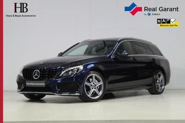 Blauw Gebruikt 2018 Mercedes C180 AMG Stationwagen | € 21.845 (Eerlijke prijs) - Afbeelding 1/4