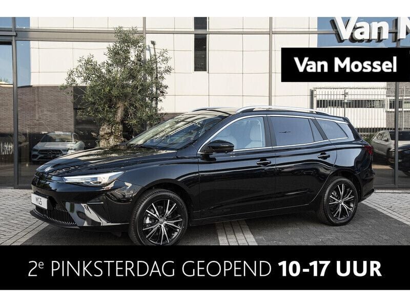 Zwart Nieuw 2025 MG MG5 EV Luxury Stationwagen | € 41.800 (Duur) - Afbeelding 1/4