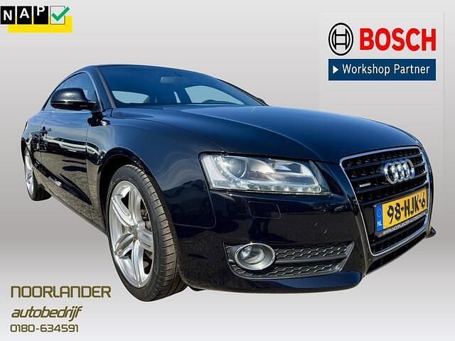 Zwart Gebruikt 2009 Audi A5 Proline Coupé | € 9.950 (Goede deal) - Afbeelding 1/3