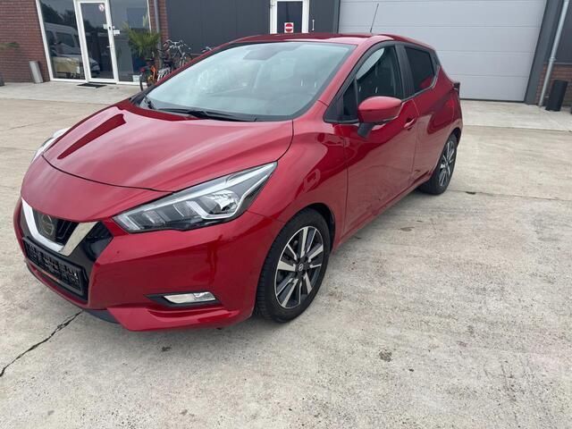 Rood Gebruikt 2018 Nissan Micra Hatchback | € 9.450 (Super prijs) - Afbeelding 1/4