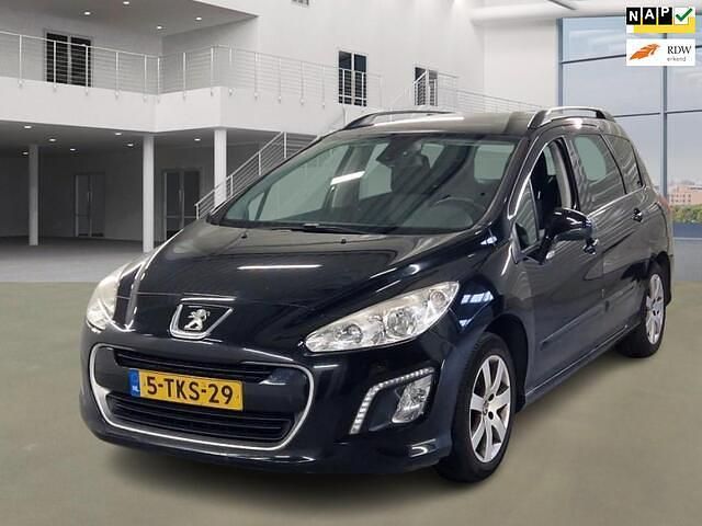 Zwart Gebruikt 2013 Peugeot 308 Active Stationwagen | € 1.995 (Super prijs) - Afbeelding 1/4