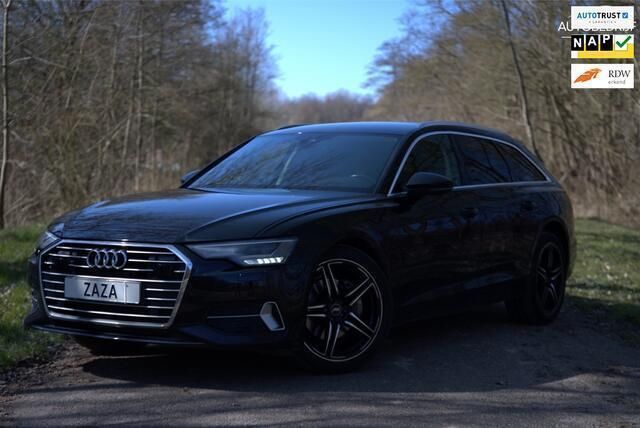 Zwart Gebruikt 2019 Audi A6 Stationwagen | € 32.950 (Super prijs) - Afbeelding 1/4