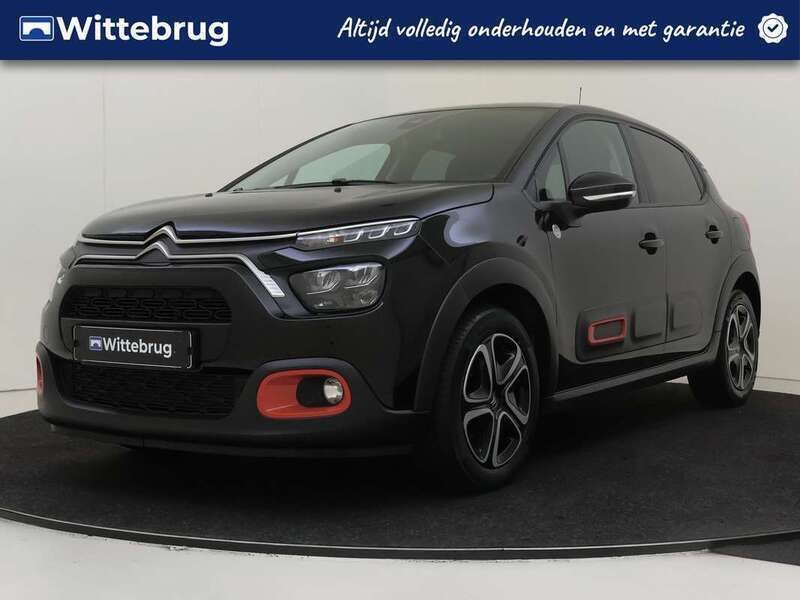 Zwart Gebruikt 2023 Citroën C3 PureTech Hatchback | € 15.245 (Eerlijke prijs) - Afbeelding 1/3