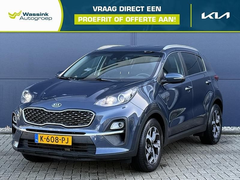 Blauw (metallic) Gebruikt 2021 Kia Sportage SUV | € 24.940 (Super prijs) - Afbeelding 1/4