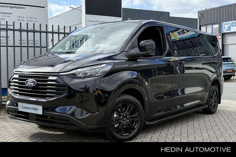 Zwart Nieuw 2025 Ford Transit Custom Platinum Van | € 54.852 (Duur) - Afbeelding 1/4