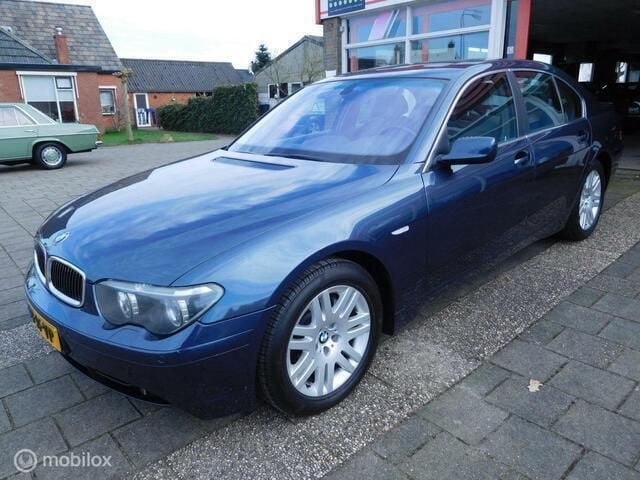 Blauw Occasion 2002 BMW 745 Executive Sedan | € 12.950 - Afbeelding 1/4