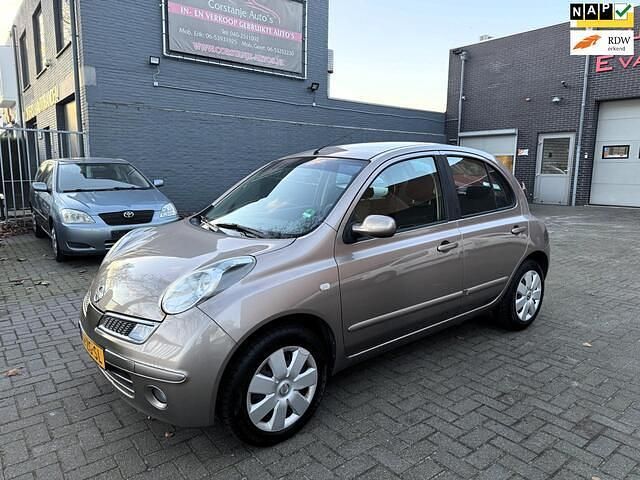 Bruin Gebruikt 2008 Nissan Micra Hatchback | € 1.499 (Eerlijke prijs) - Afbeelding 1/4