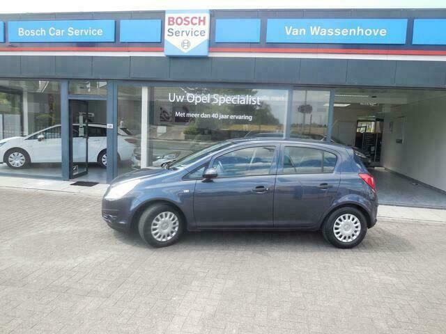 Blauw Gebruikt 2008 Opel Corsa Enjoy Sedan | € 6.999 - Afbeelding 1/4