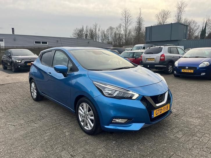 Occasion Nissan Micra Tekna 101 PK (74 kW) 2020 Blauw Hatchback